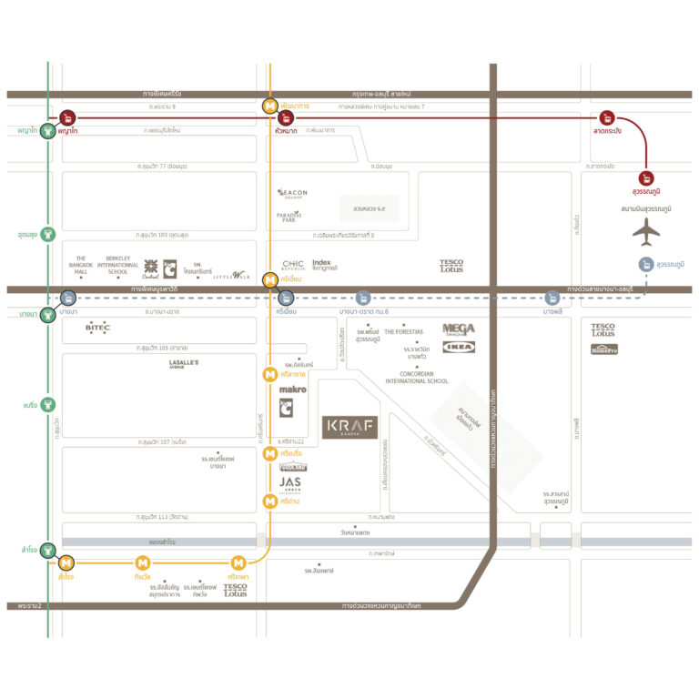 Kraf Bangna Map